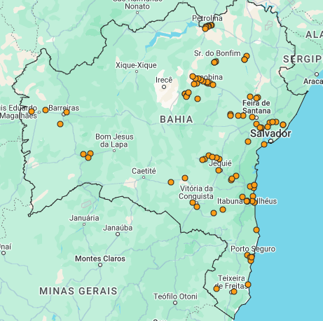 Mapa Radares Estaticos