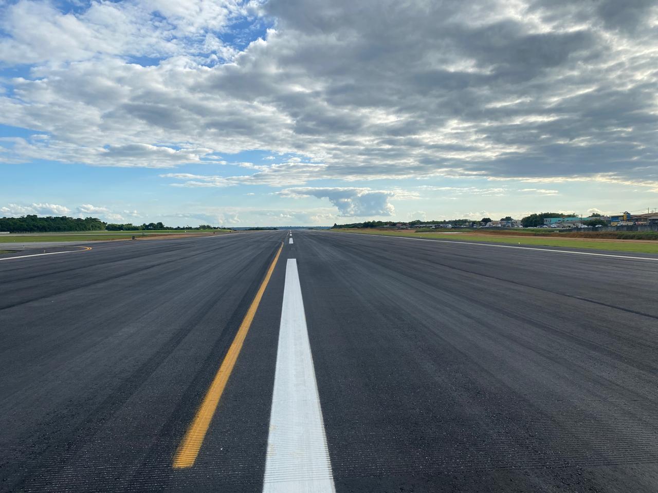 Pista de pouso e decolagem do Aeroporto de Porto Seguro