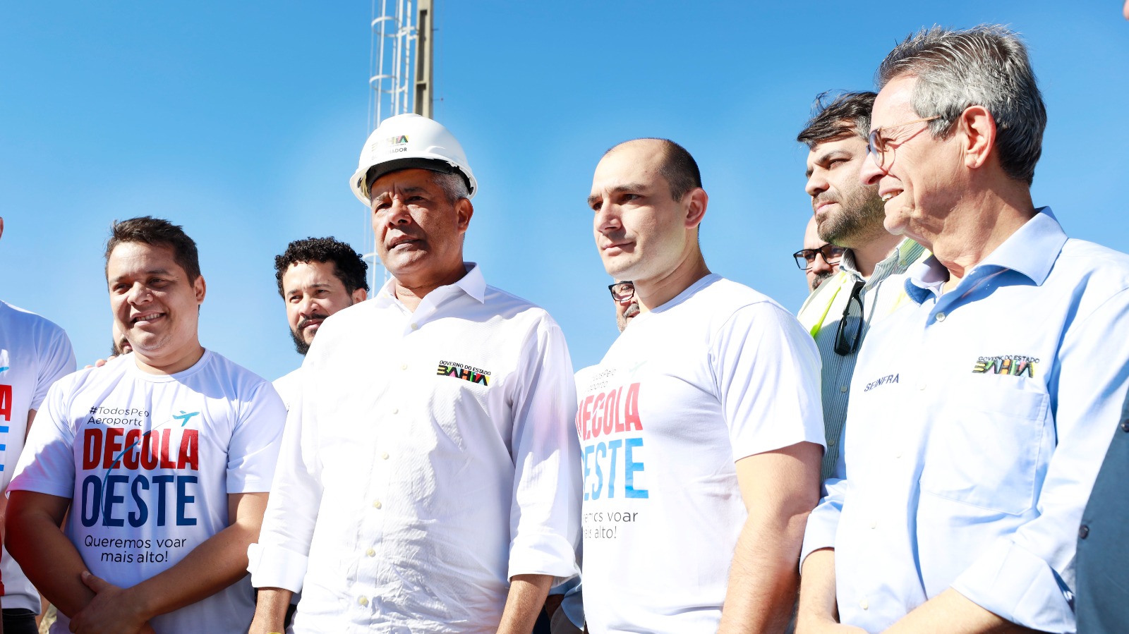 No Oeste, governador inspeciona ampliação e requalificação do aeroporto