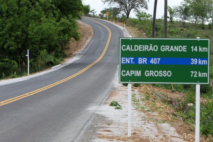 Estrada recuperada. Fotos: Manu Dias - GOVBA