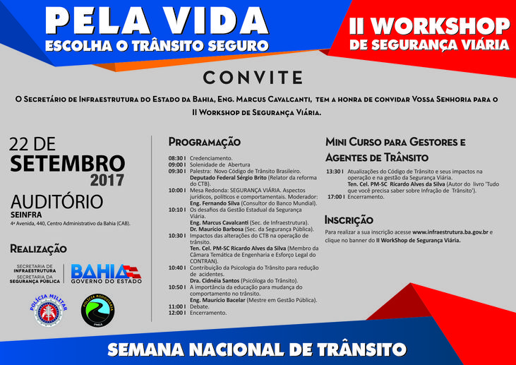 Workshop discute sobre segurança nas rodovias baianas