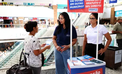 Blitz orienta passageiros sobre gratuidade do transporte no segundo turno das Eleições 2026