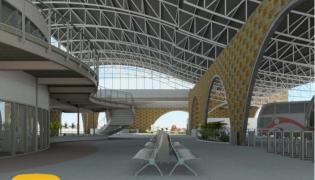 Projeto do Terminal Rodoviario de Lençois Ilustração Chastinet Arquitetura 02.jpg