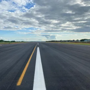 Pista de pouso e decolagem do Aeroporto de Porto Seguro