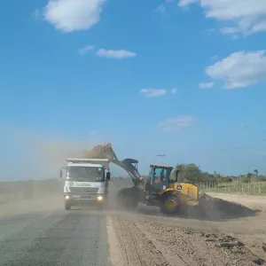 Sisal: Restauração da pavimentação é iniciada na BA-120, entre Monte Santo, Cansanção e Queimadas