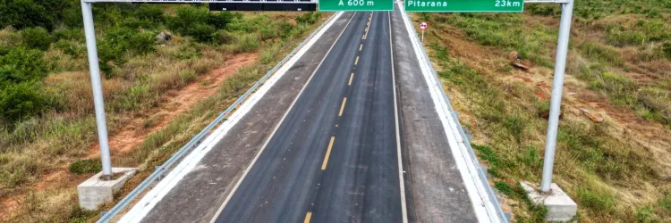 Pavimentação da BR-135 impulsiona mobilidade