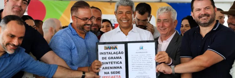 Terra da vaquejada e do Cavalo de Pau, Ipecaetá recebe pacote de obras.