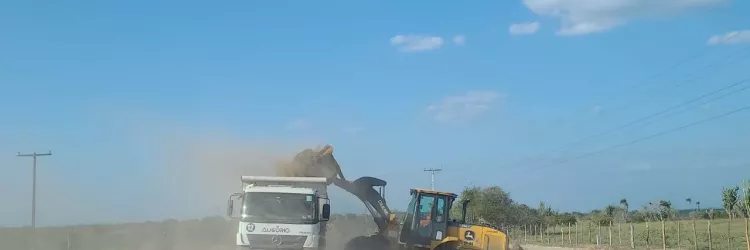 Sisal: Restauração da pavimentação é iniciada na BA-120, entre Monte Santo, Cansanção e Queimadas