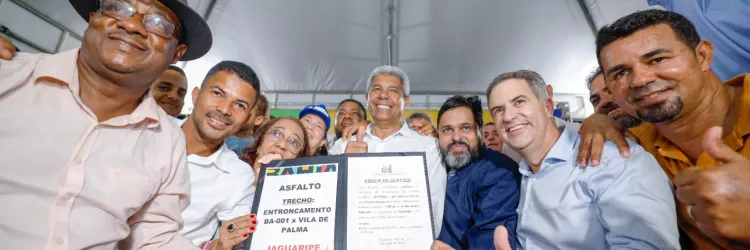 Governo da Bahia investe mais de R$ 20 milhões em obra de pavimentação e amplia mobilidade em Jaguaripe