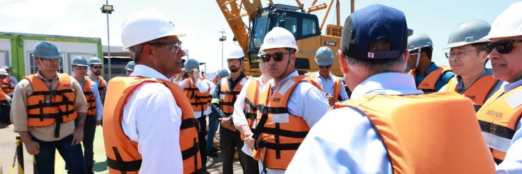 Ponte Salvador-Itaparica avança na implantação da estrutura de apoio ao vão central