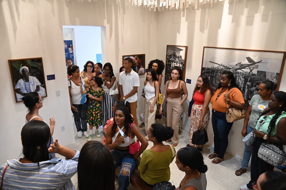 Visita de estudantes da UFRB ao Memorial das Matriarcas