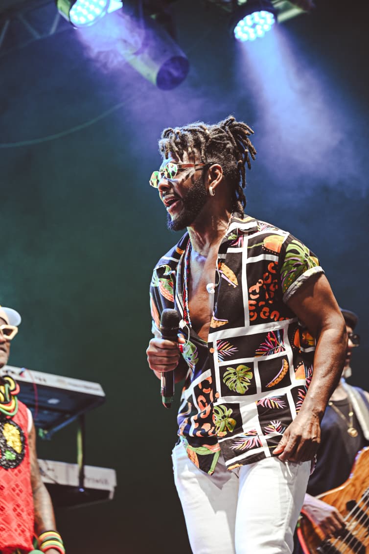 Beto Jamaica participa do Ensaio do Olodum