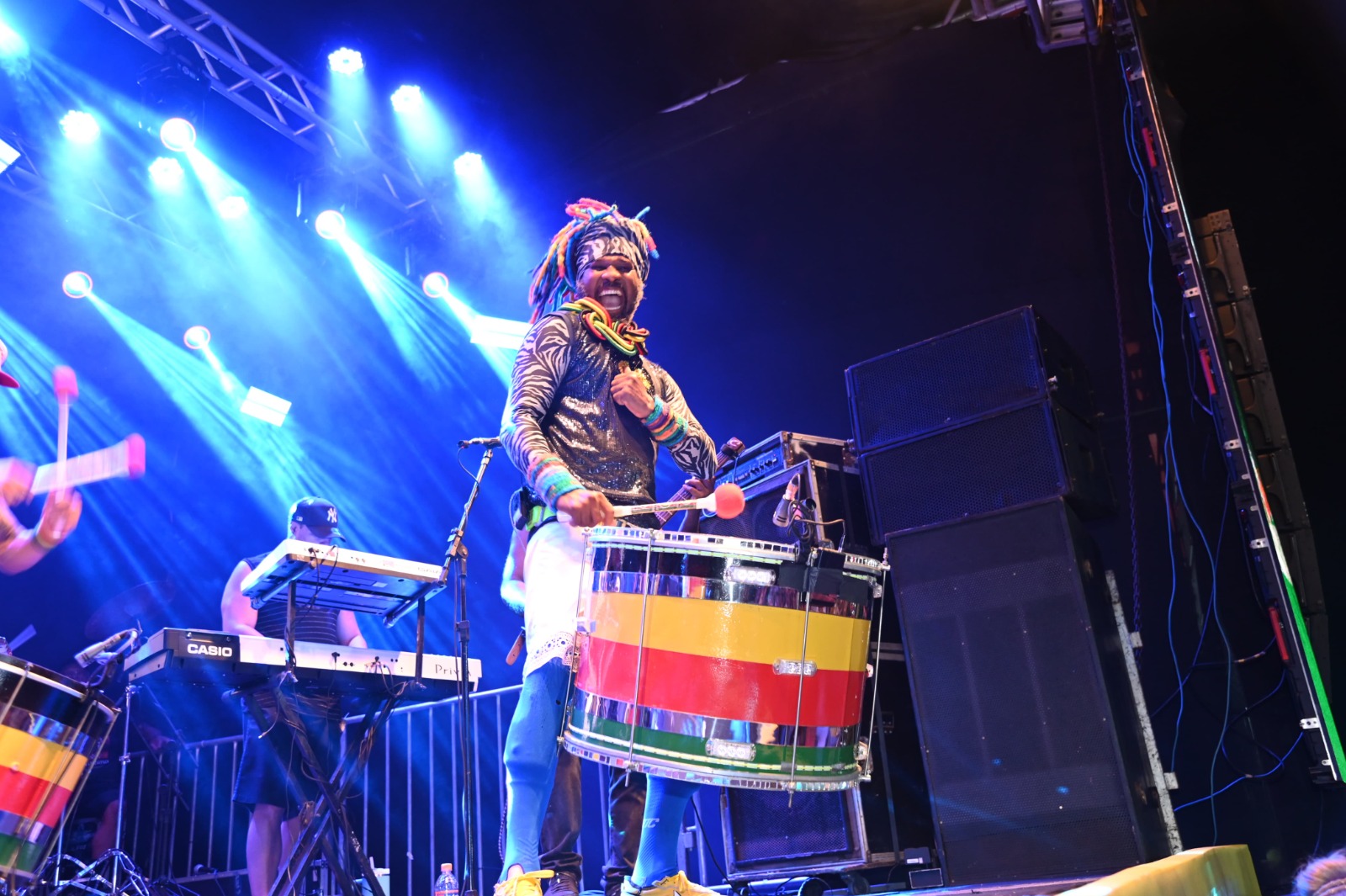 Ensaio do Olodum na Praça das Artes