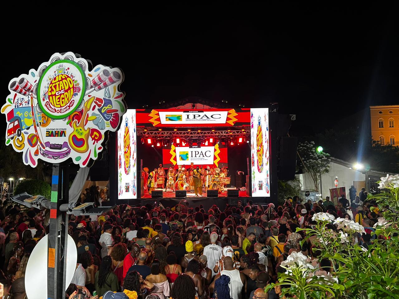 Ilê Aiyê na Praça das Artes