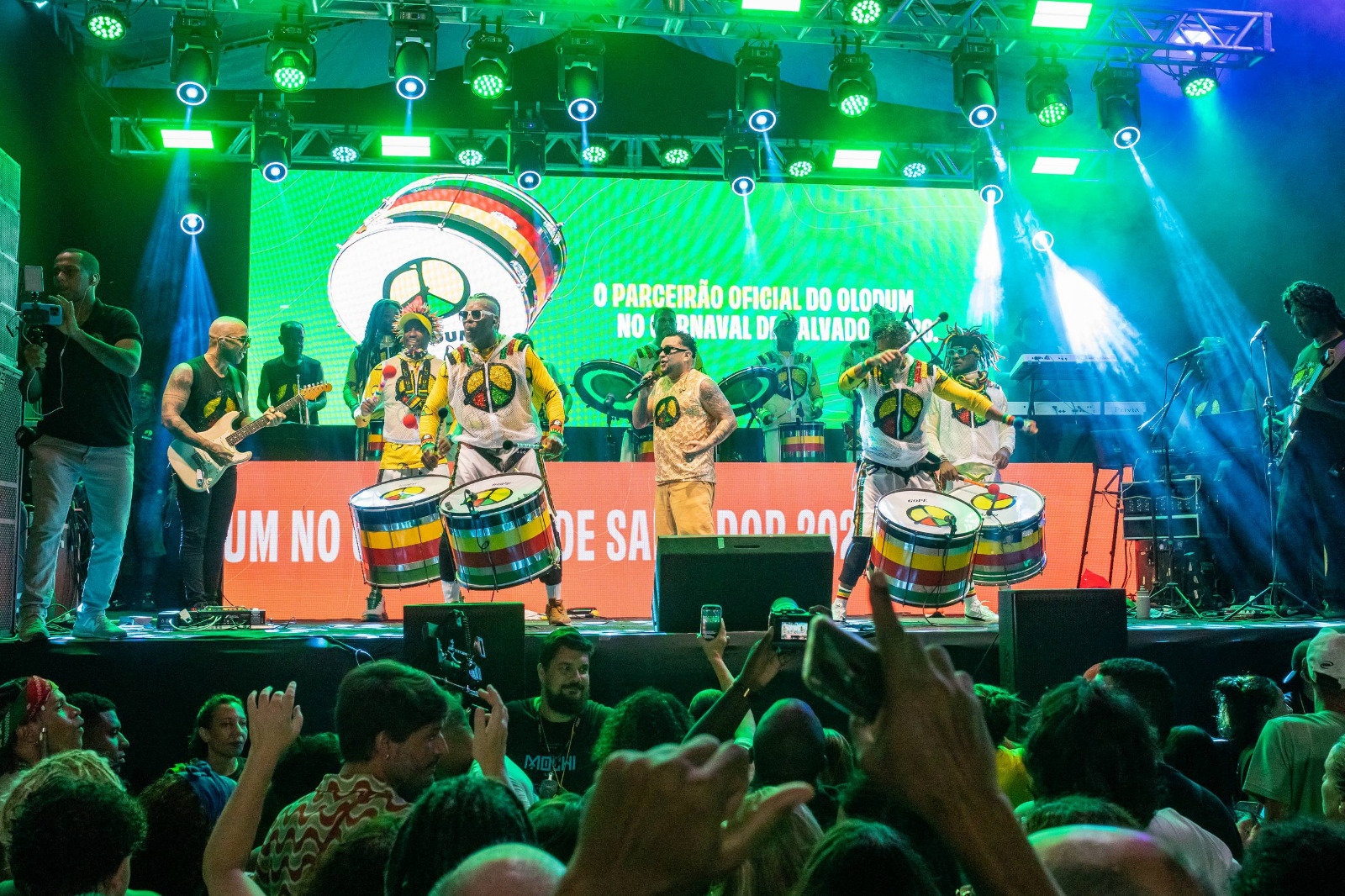 Olodum na Praça das Artes