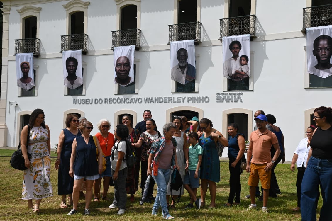 Fachada do Museu Wanderley Pinho na inauguração do Centro de Documentação e Memória