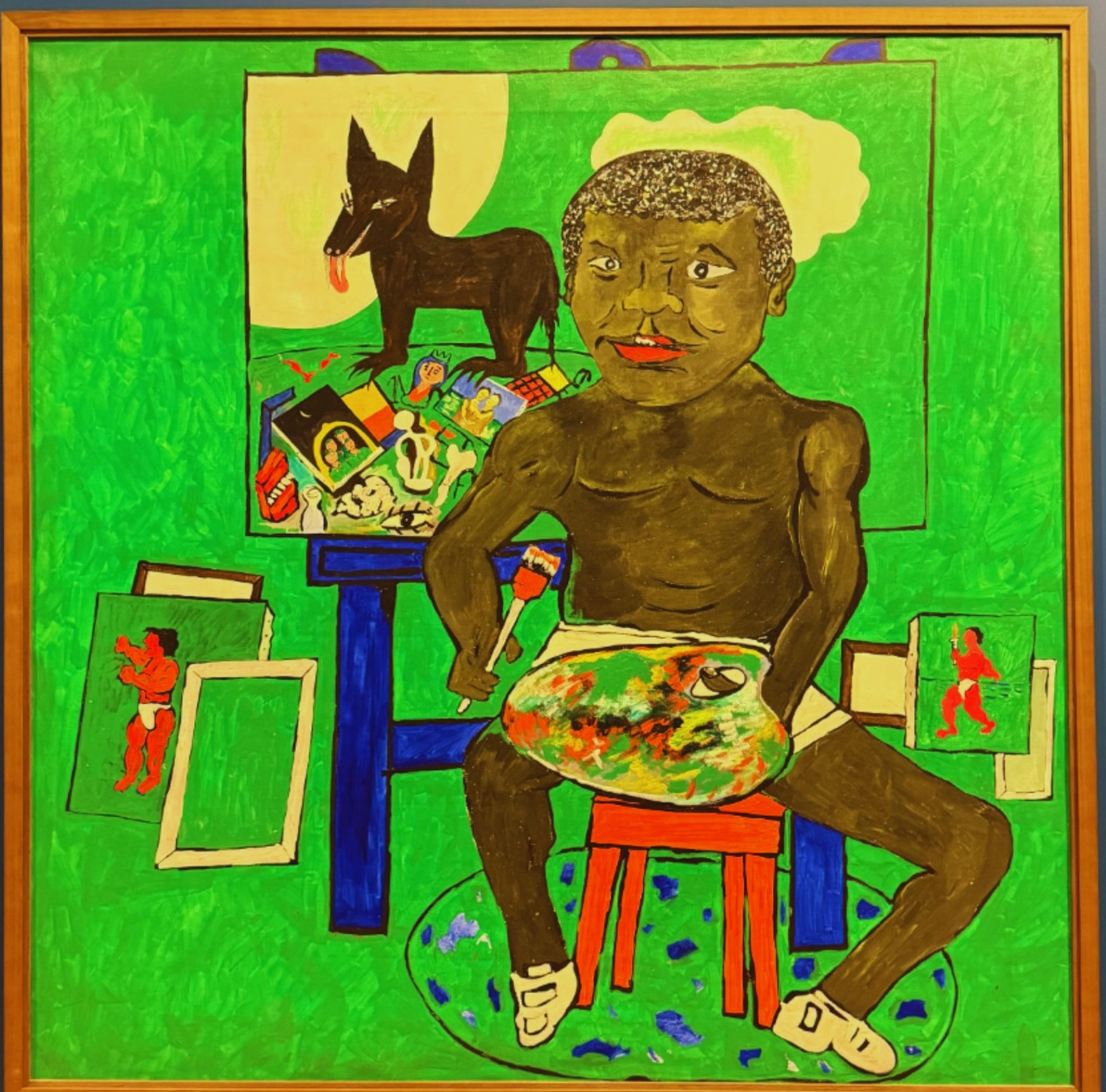 Quadro que compõe a exposição Uma história da Arte Brasileira