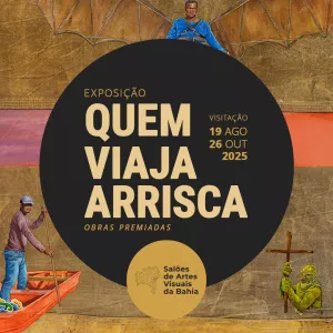 Card de divuilgação do Salão de Artes Visuais da Funceb