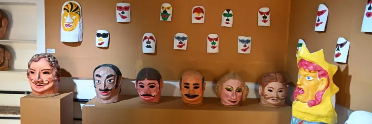 Exposição Máscaras na Flica 2025