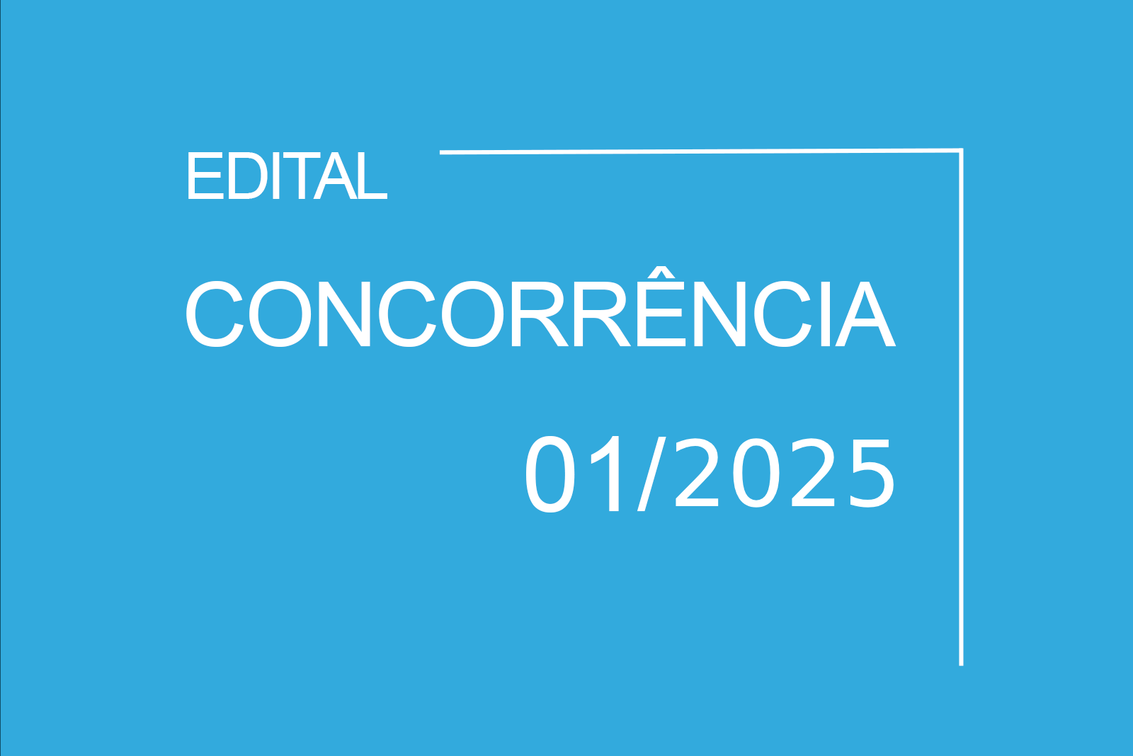CONCORRÊNCIA PÚBLICA 01/2025