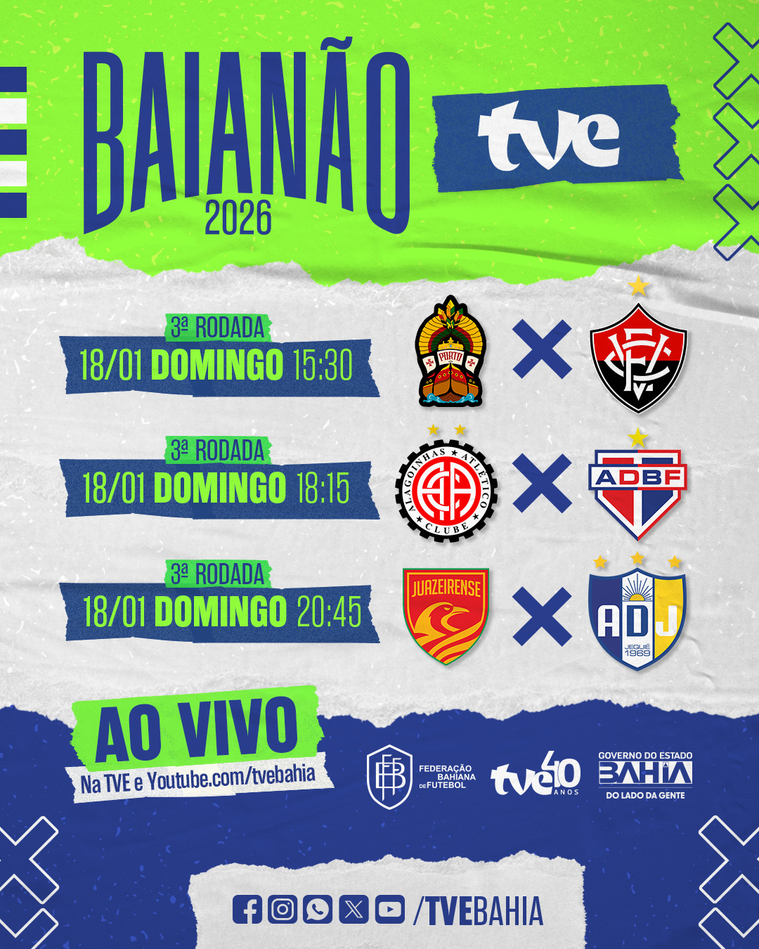 jogos domingo
