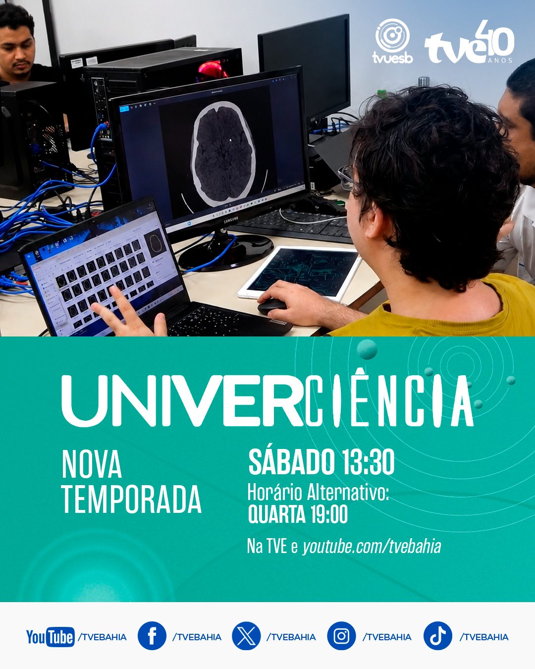 Univerciência leva pesquisas queijo coalho, IA na medicina e uso consciente de água na agricultura na TVE