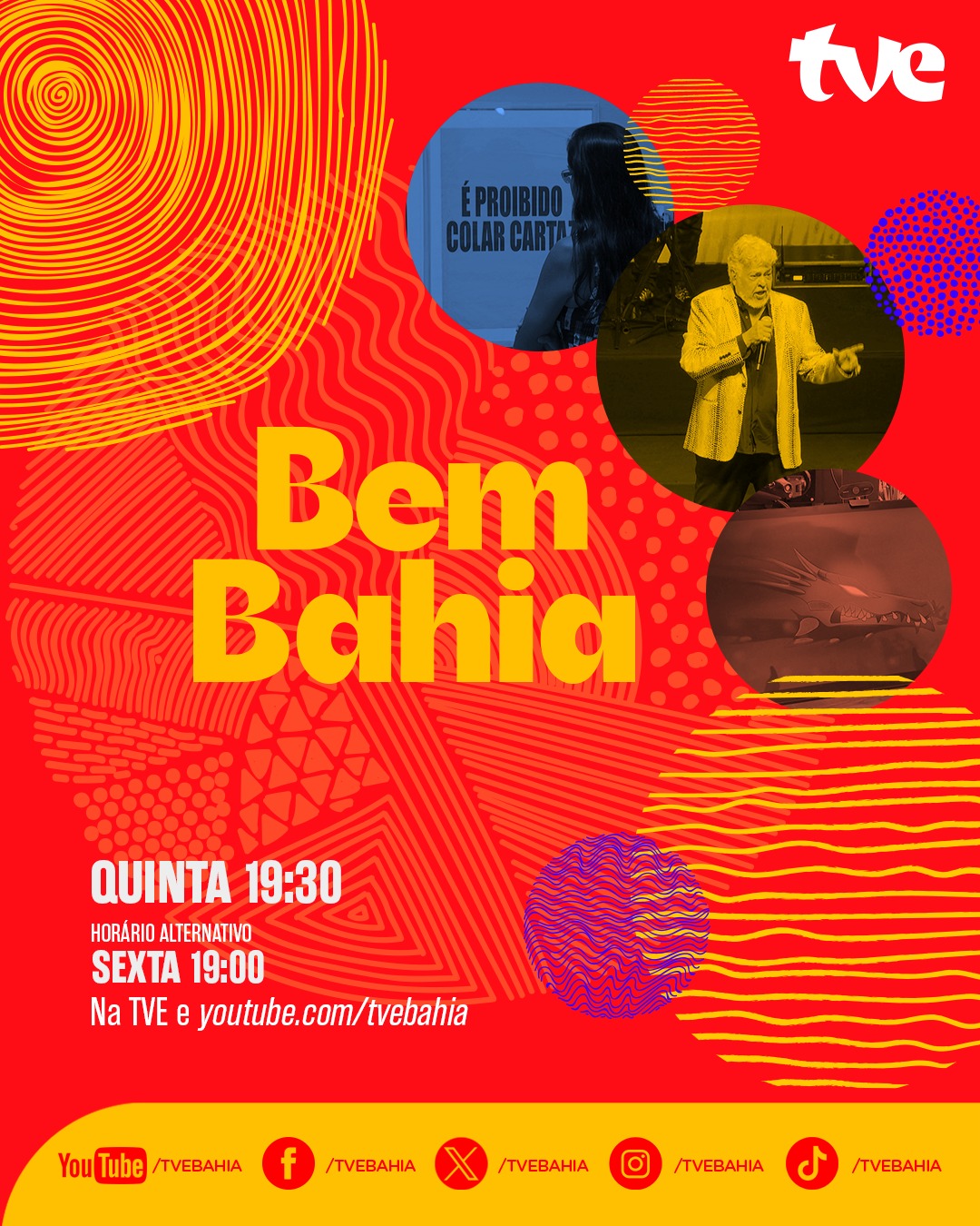 Exposição de Paulo Bruscky, animação baiana e Sidney Magal no Bem Bahia