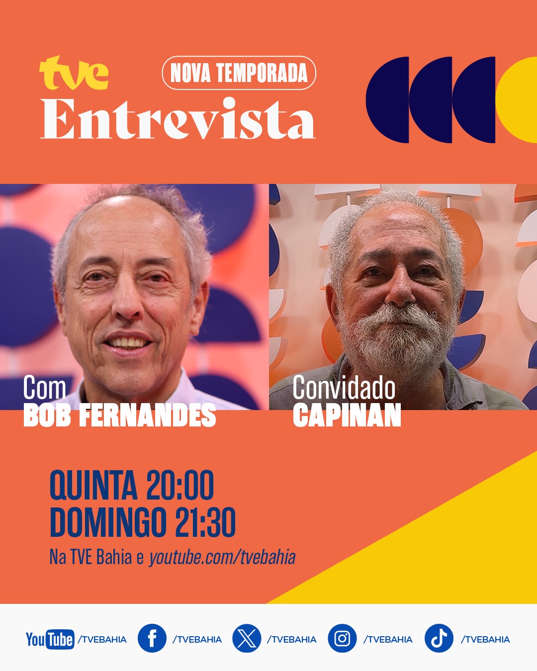 TVE Entrevista com Bob Fernandes recebe Capinan