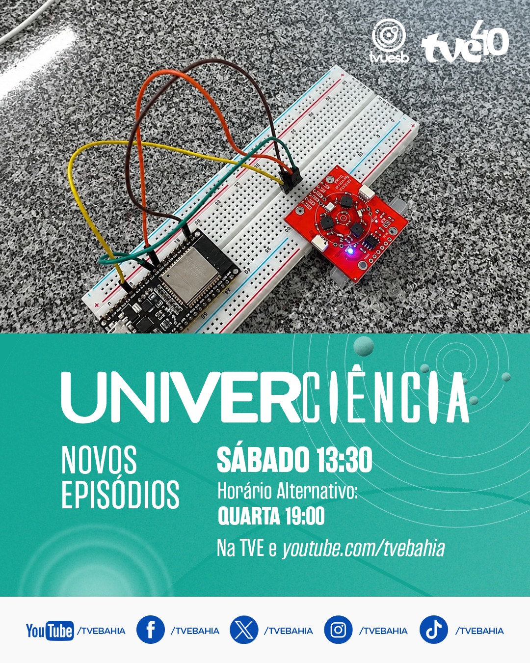 Educação com drones, detecção de metanol em bebidas, design inclusivo e pesquisa sobre enxaqueca no Univerciência da TVE