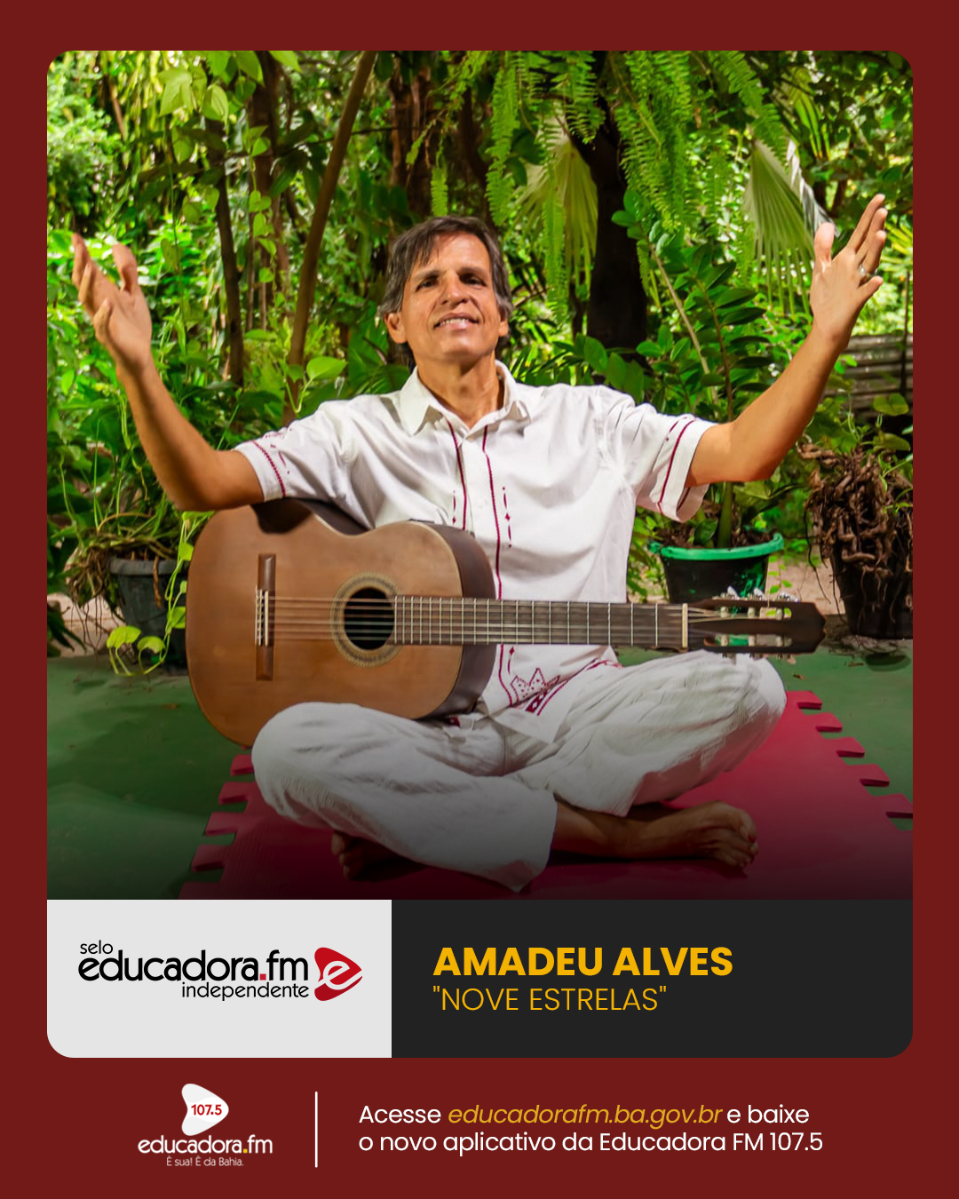 Amadeu Alves é o artista da semana no Selo Educadora FM Independente