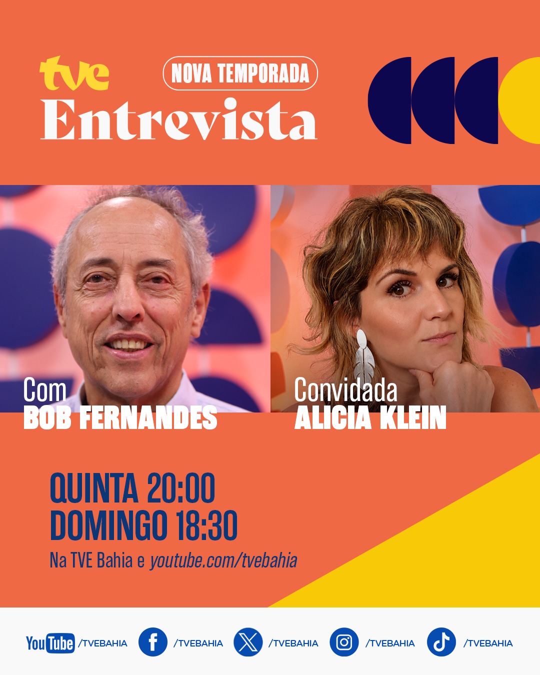TVE Entrevista com Bob Fernandes recebe Alicia Klein