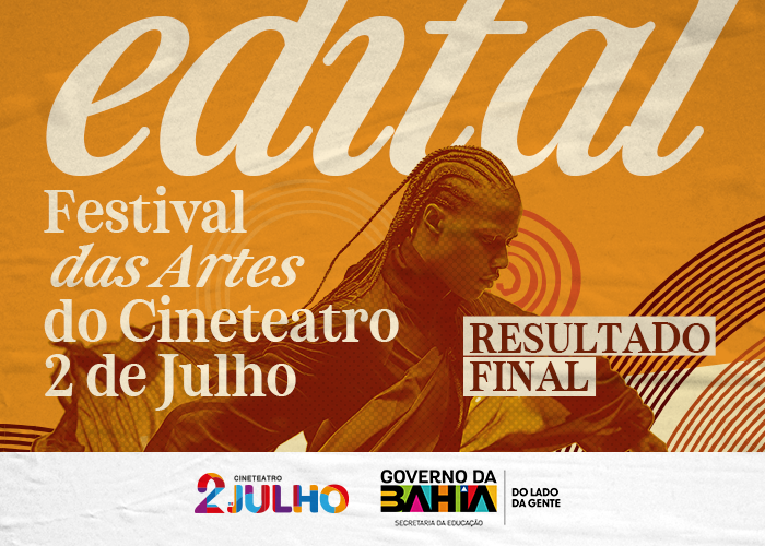 IRDEB lança Edital do Festival das Artes do Cineteatro 2 de Julho – 2026