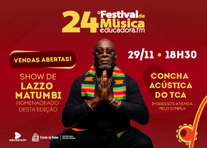 Show de Lazzo Matumbi no 24º Festival Educadora FM