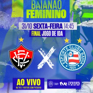 TVE transmite decisão do Baianão Feminino em clássico Ba-Vi