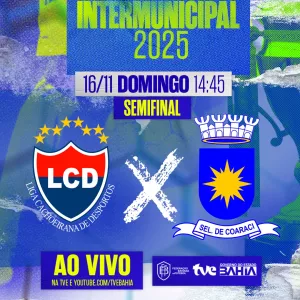 TVE transmite semifinais do Campeonato Intermunicipal de Futebol