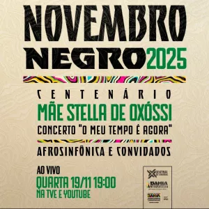 TVE transmite tributo aos 100 anos de Mãe Stella de Oxóssi nesta quarta-feira  