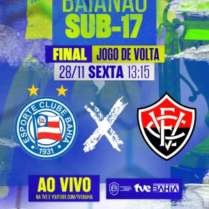 TVE transmite Ba-Vi na final do Baianão Sub-17