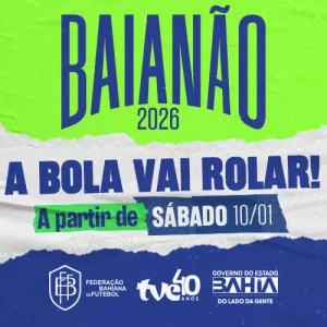 Campeonato Baiano de Futebol 2026 é na TVE Bahia 