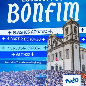 Lavagem do Bonfim ao vivo na TVE