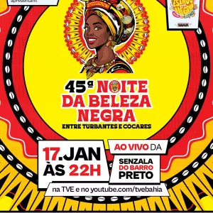 TVE exibe a Noite da Beleza Negra neste sábado