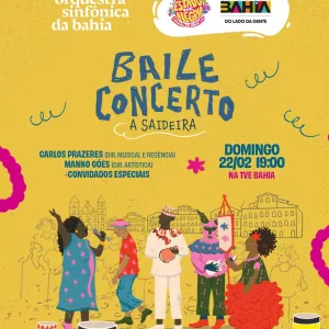 TVE exibe ao vivo o ‘Baile Concerto – A Saideira’ da OSBA