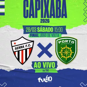 TVE transmite final do Campeonato Capixaba neste sábado