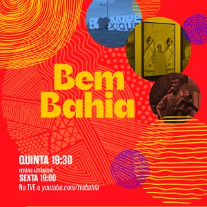 Exposição de Yacunã Tuxá, Xique-Xique e Felipe Barros no Bem Bahia da TVE 
