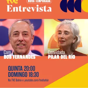 TVE Entrevista com Bob Fernandes recebe Pilar del Río