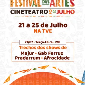 TVE exibe o I Festival das Artes do Cineteatro 2 de Julho