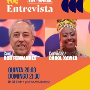  TVE Entrevista com Bob Fernandes recebe Carol Xavier