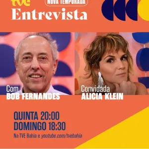 TVE Entrevista com Bob Fernandes recebe Alicia Klein