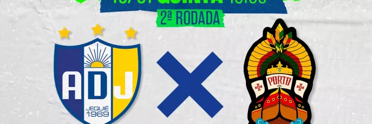 Jequié e Porto nesta quinta-feira na TVE