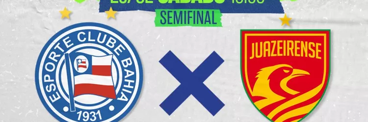 Bahia e Juazeirense decidem vaga para a final do Baianão neste sábado na TVE 