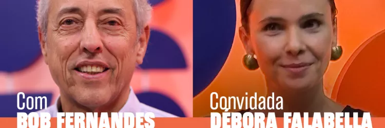 TVE Entrevista com Bob Fernandes recebe Débora Falabella
